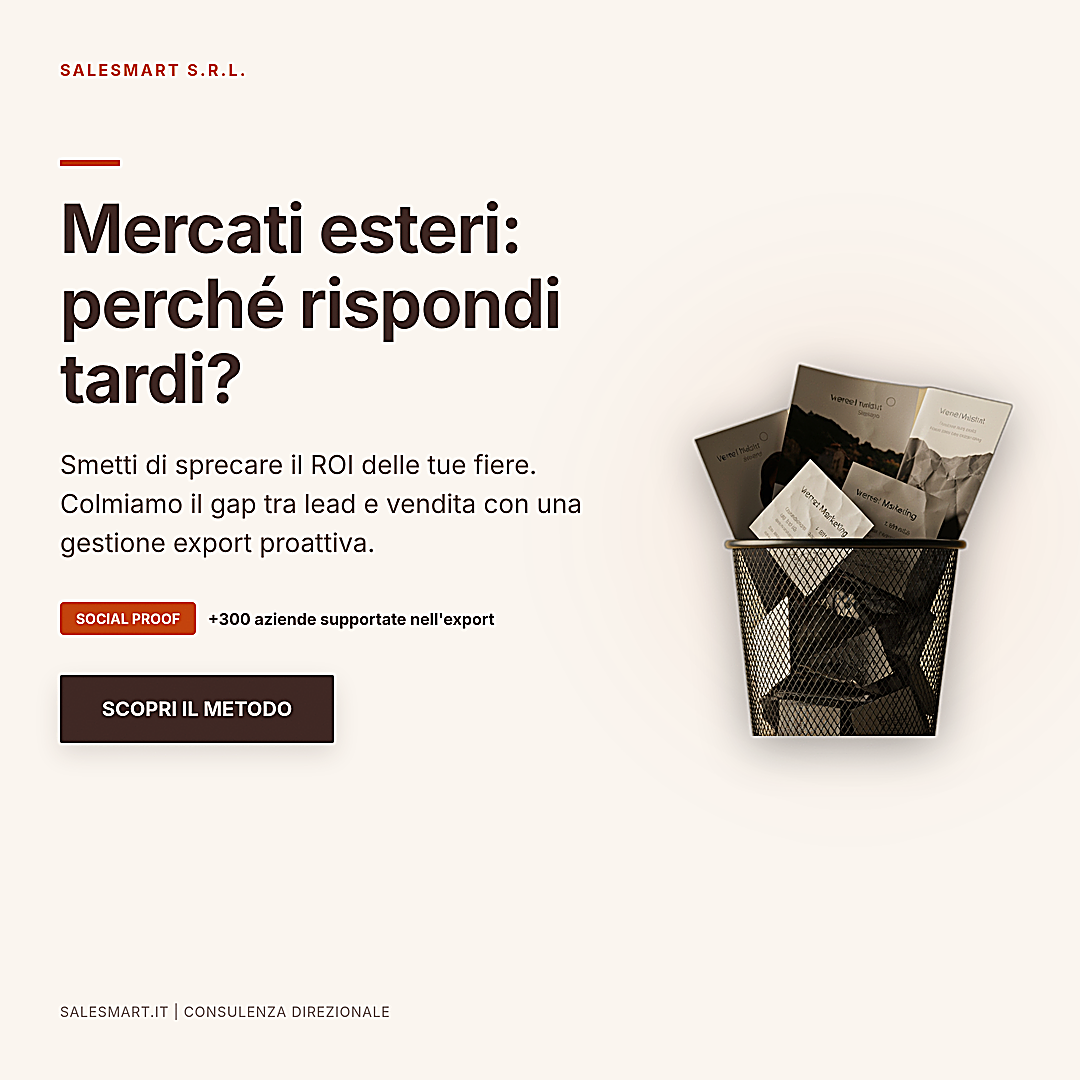 LinkedIn ad creative — Salesmart S.r.l. | IT | TOFU | question_first | social_pr